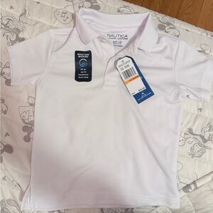 Nautica Kids Polo Shirt in White